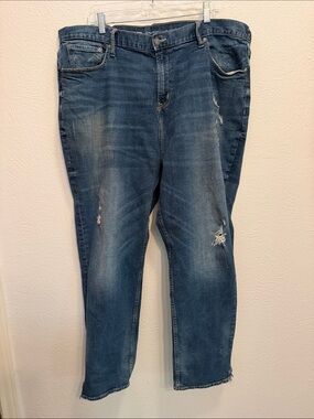 🍅🍅🍅BOGOHO🍅🍅🍅 Old Navy Men's Distressed Blue Denim Jeans-44x32